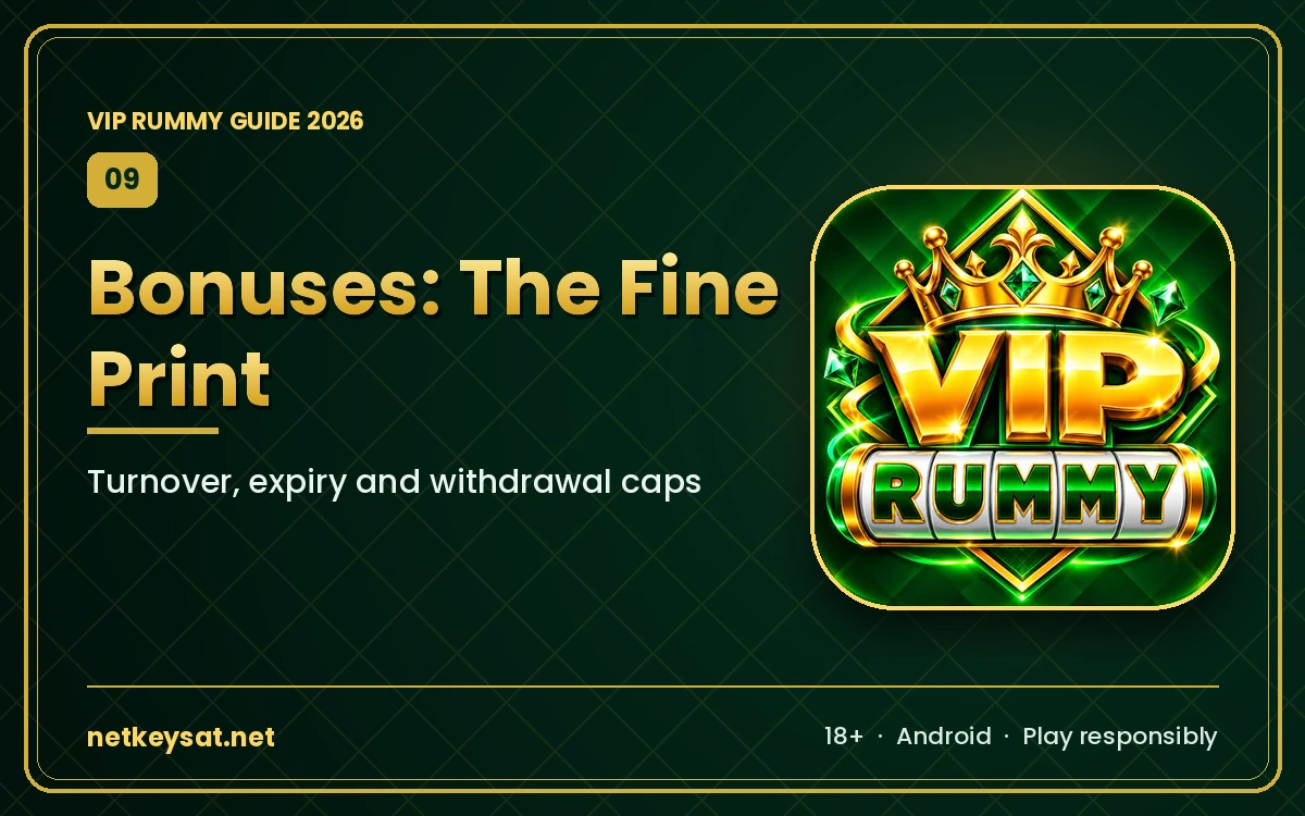 VIP Rummy welcome bonus and promotion events
